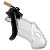 CockLock Cage de Chasteté Rickers 9 x 3cm Transparente